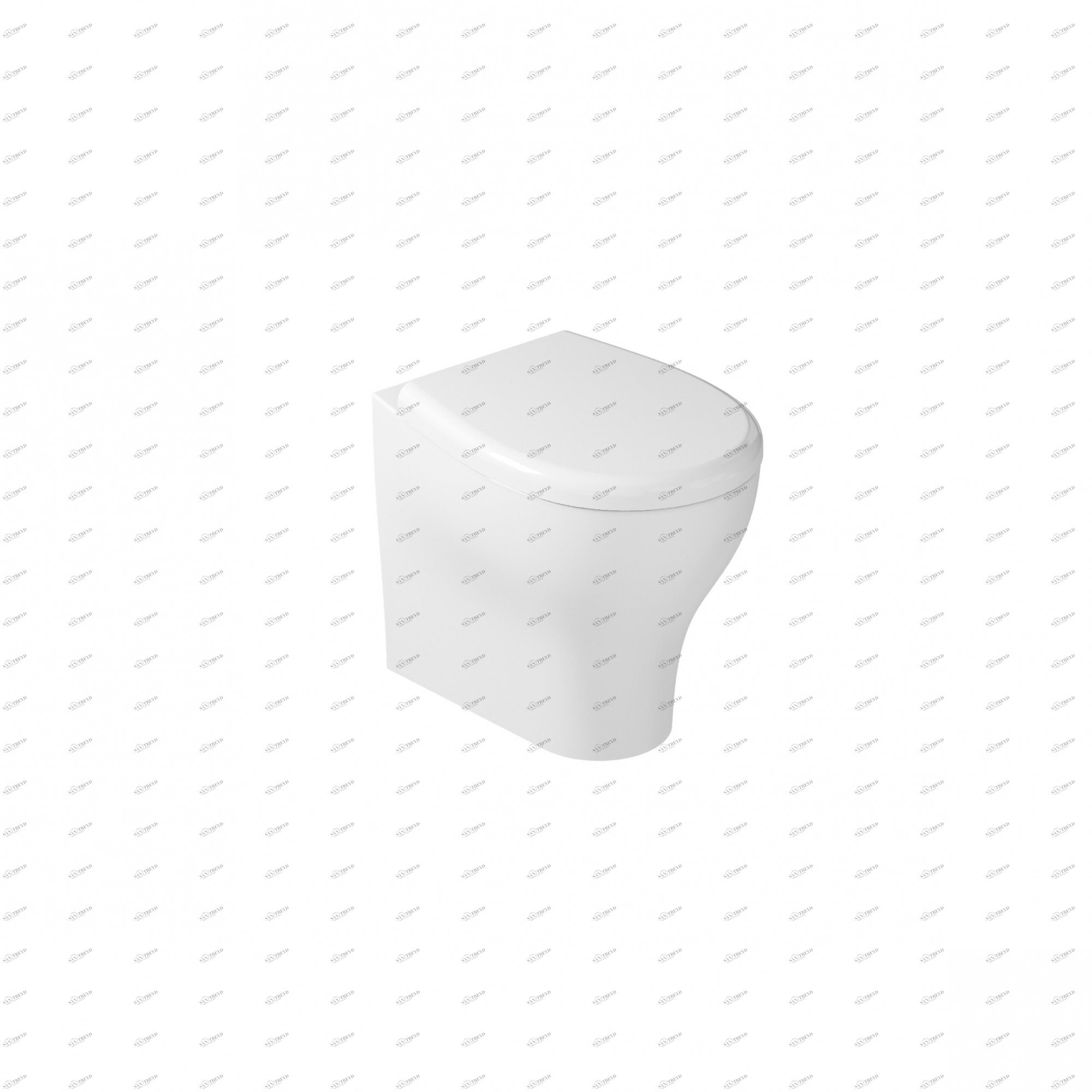 7213 Приставной унитаз напольный Белый Galassia EDEN Италия