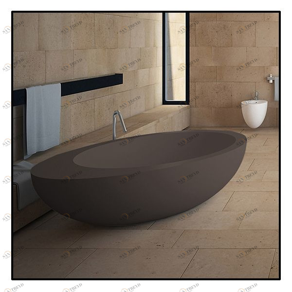 Ванна Cielo Le Giare LGBAT-AN отдельностоящая овальная коричневая Ceramica Cielo LGBATAN