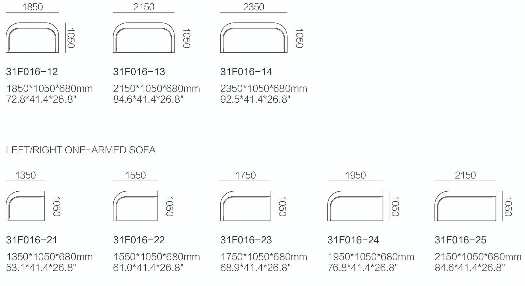 HC28 Cosmo Модульный тканевый диван с шезлонгом  31f016  - Вид №4