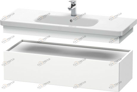 DS628301818 DuraStyle Шкафчик Белый матовый, декор Duravit