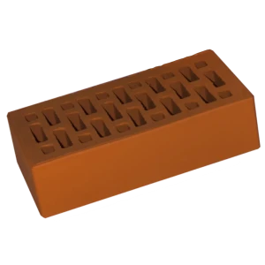 Кирпич облицовочный Новомосковск М150 красный гладкий 250x120x65 мм 1 НФ