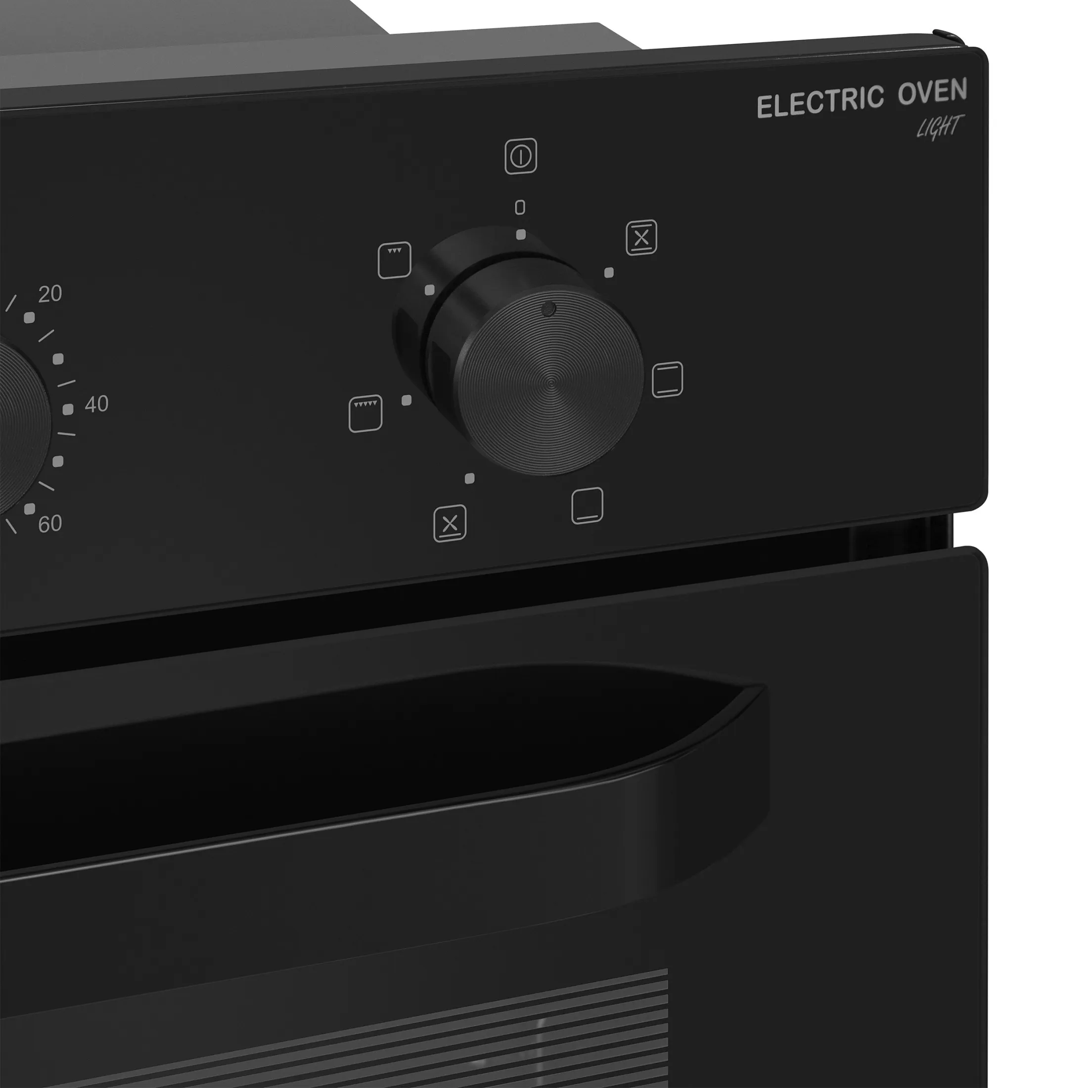 9168810 Электрический духовой шкаф Meferi MEO456BK LIGHT черный STDN-0052818 - Вид №8