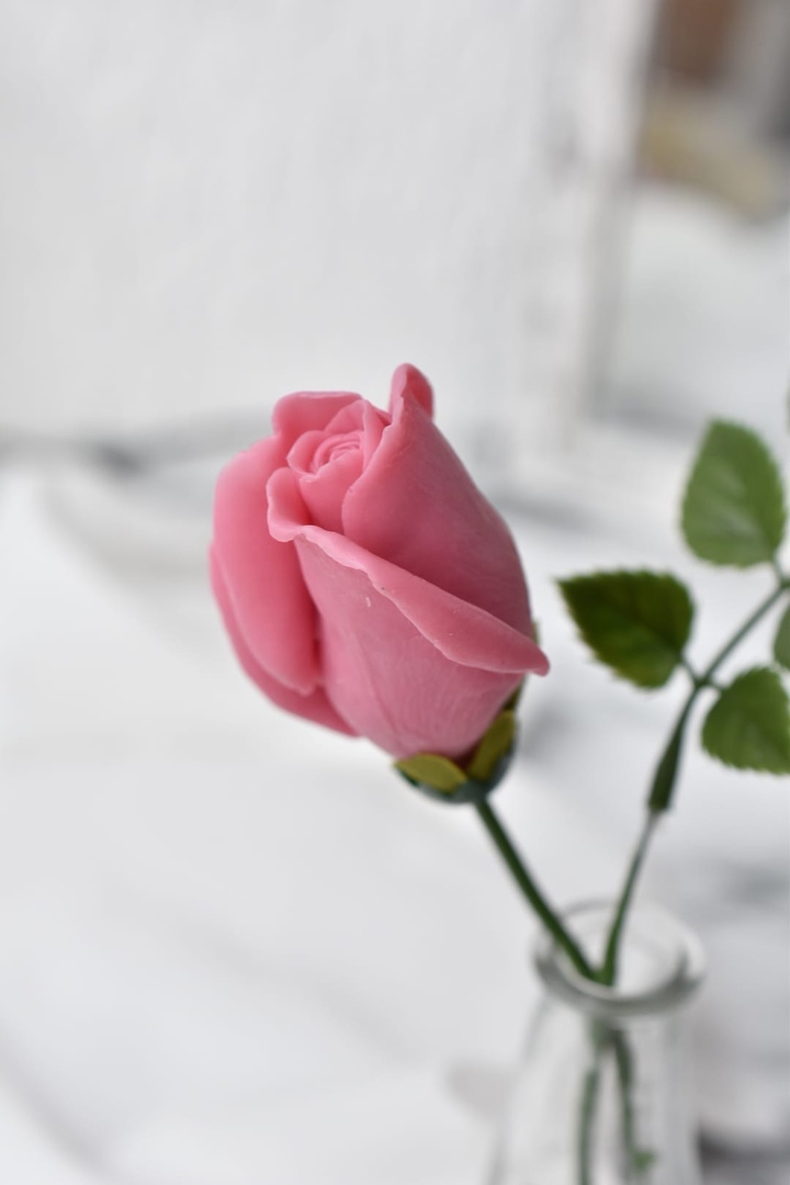 11382 Молд "Бутон розы Шарлотта S" силикон HobbyPage 