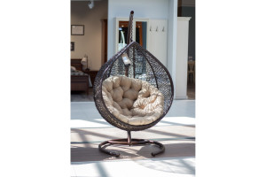 LK STUDIO Подвесное кресло-кокон Капля Люкс с усиленной конструкцией 18264397