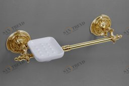 Полотенцедержатель с мыльницей ART&MAX BAROCCO AM-2057P-Cr