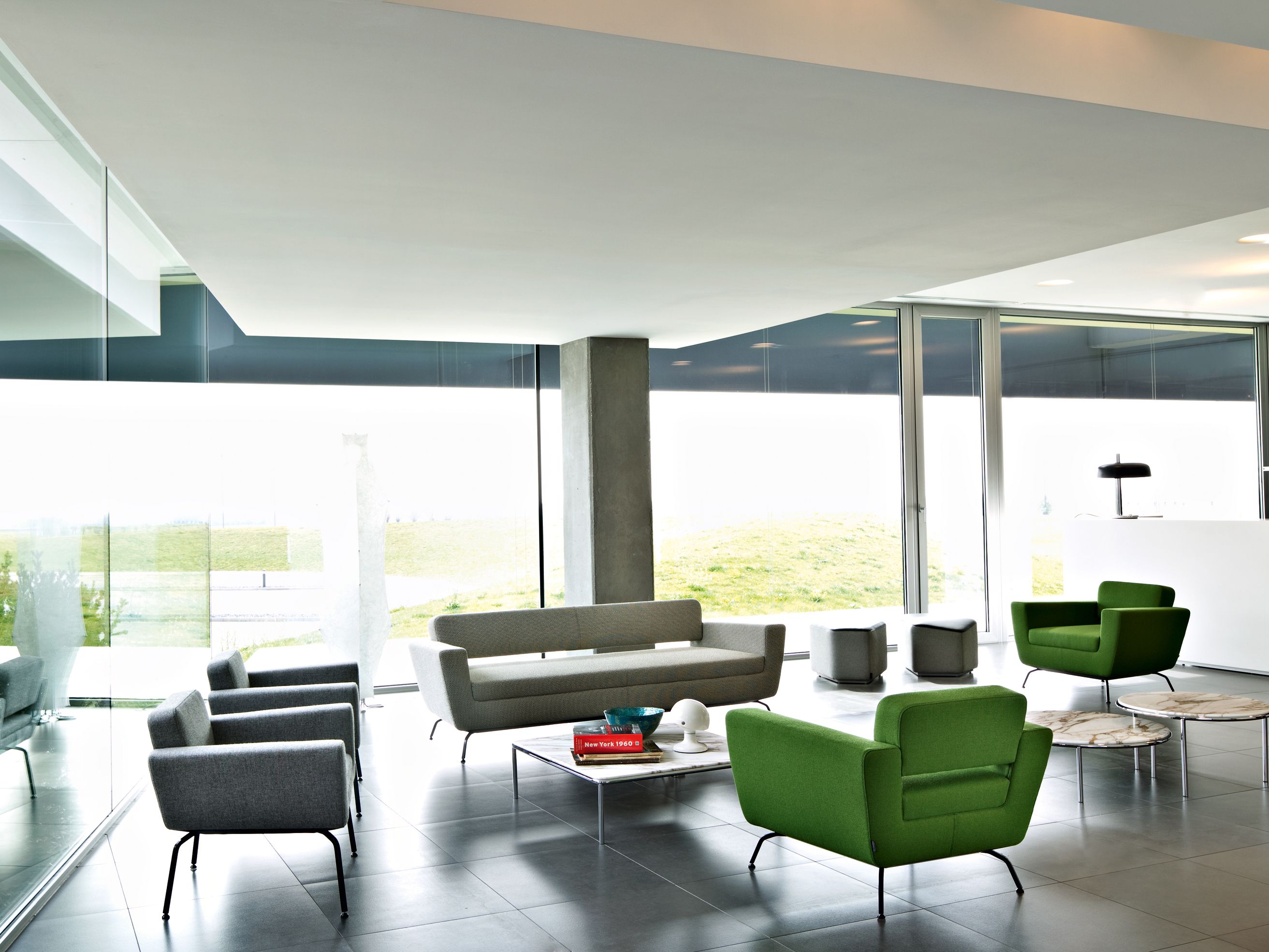 3-местный тканевый контрактный диван La Cividina Serie_50 ARCH-00031776 - Вид №4