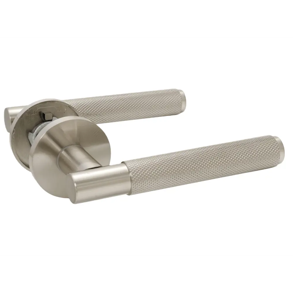 Дверная ручка на розетке Edson EDS-09-R2 без запирания цвет никель 89456901 STLM-2024741 