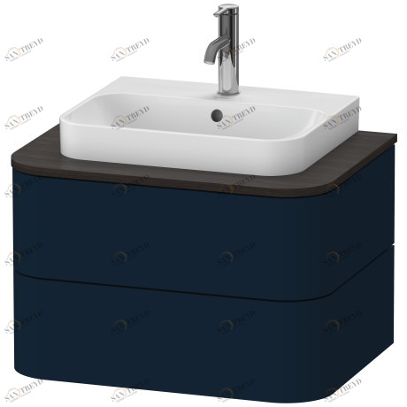 HP496009898 Happy D.2 Plus Тумбочка для подвесной консоли Темно-синий шелковисто-матовый лак Duravit