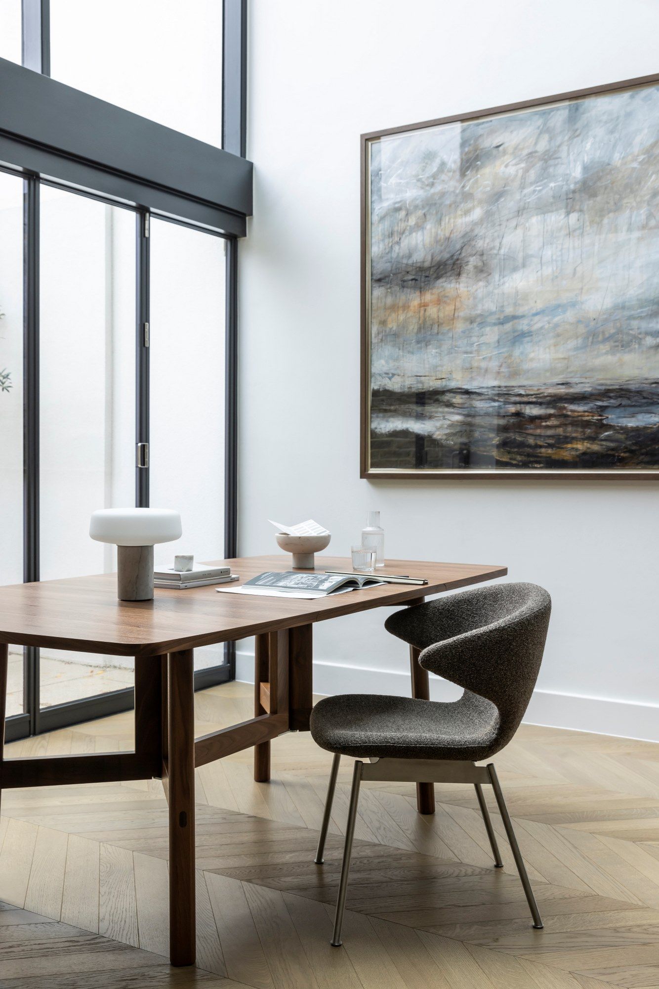 Мягкий тканевый стул с подлокотниками Case Ella ARCH-00086524 - Вид №40