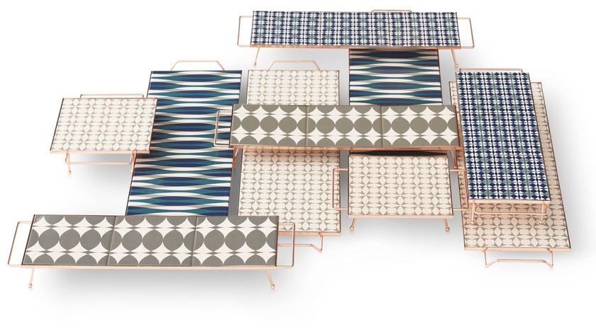 GAN Поднос прямоугольный из алюминия Mix&match sun-id-1399559 - Вид №7