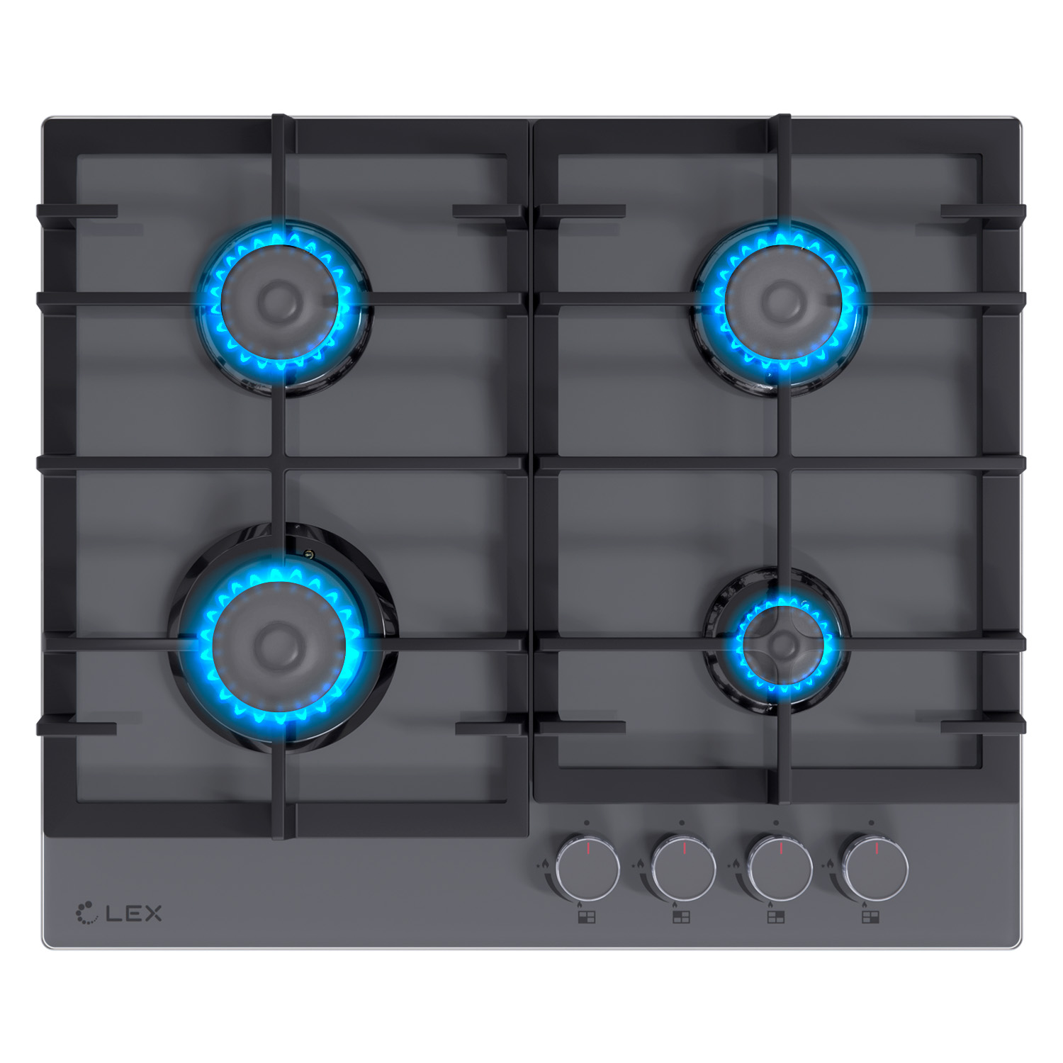 9156738 Газовая варочная поверхность LEX GVG 642A GR STDN-0017557 - Вид №2