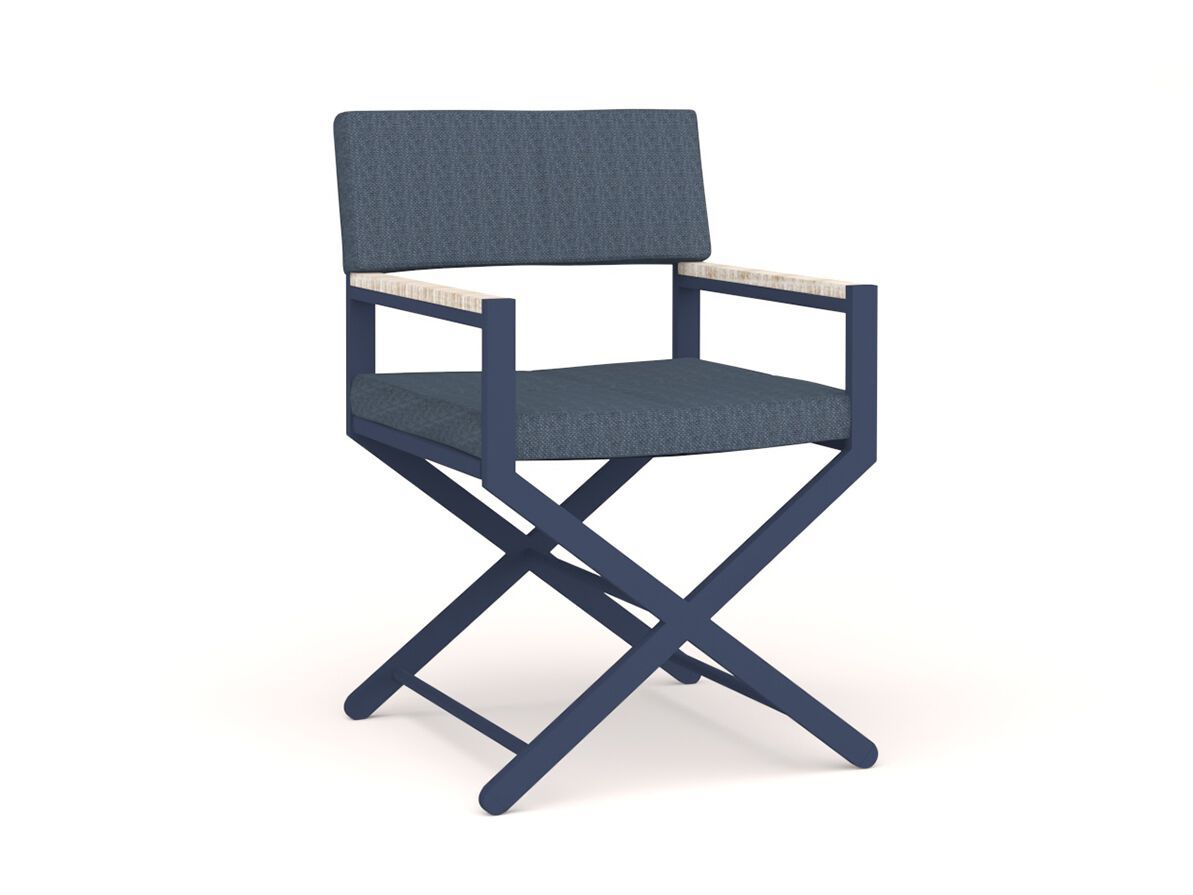 Алюминиевый садовый стул с подлокотниками 10Deka ARCH-00012578