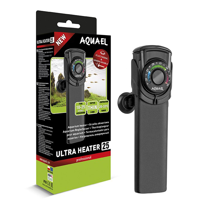 ПР0048745 Нагреватель ULTRA HEATER 25W для аквариума 10 - 25 л (пластиковый, регулируемый) AQUAEL  - Вид №2