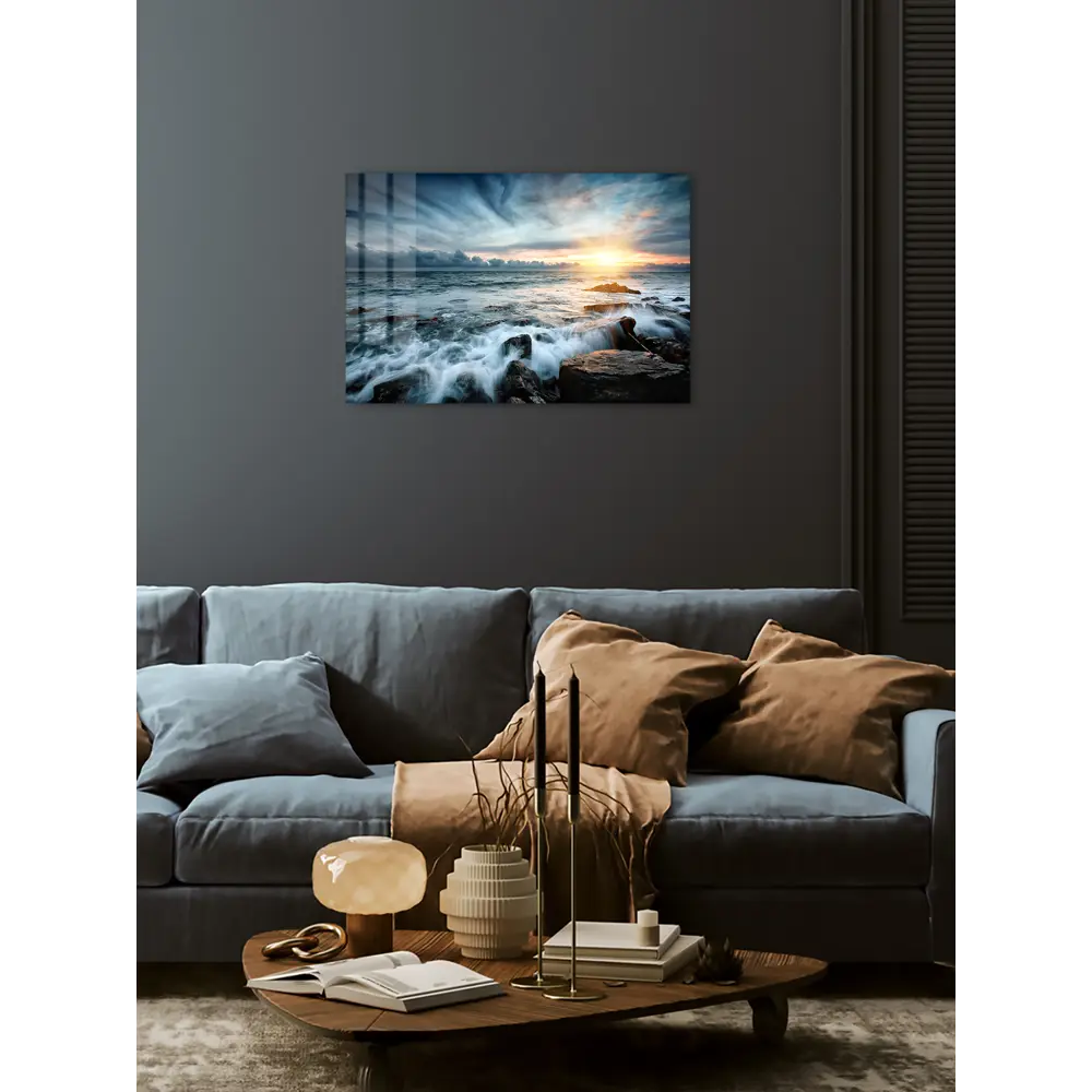 Картина на стекле Artabosko Закат на море 40x60 см 87811362 STLM-2104155  - Вид №4