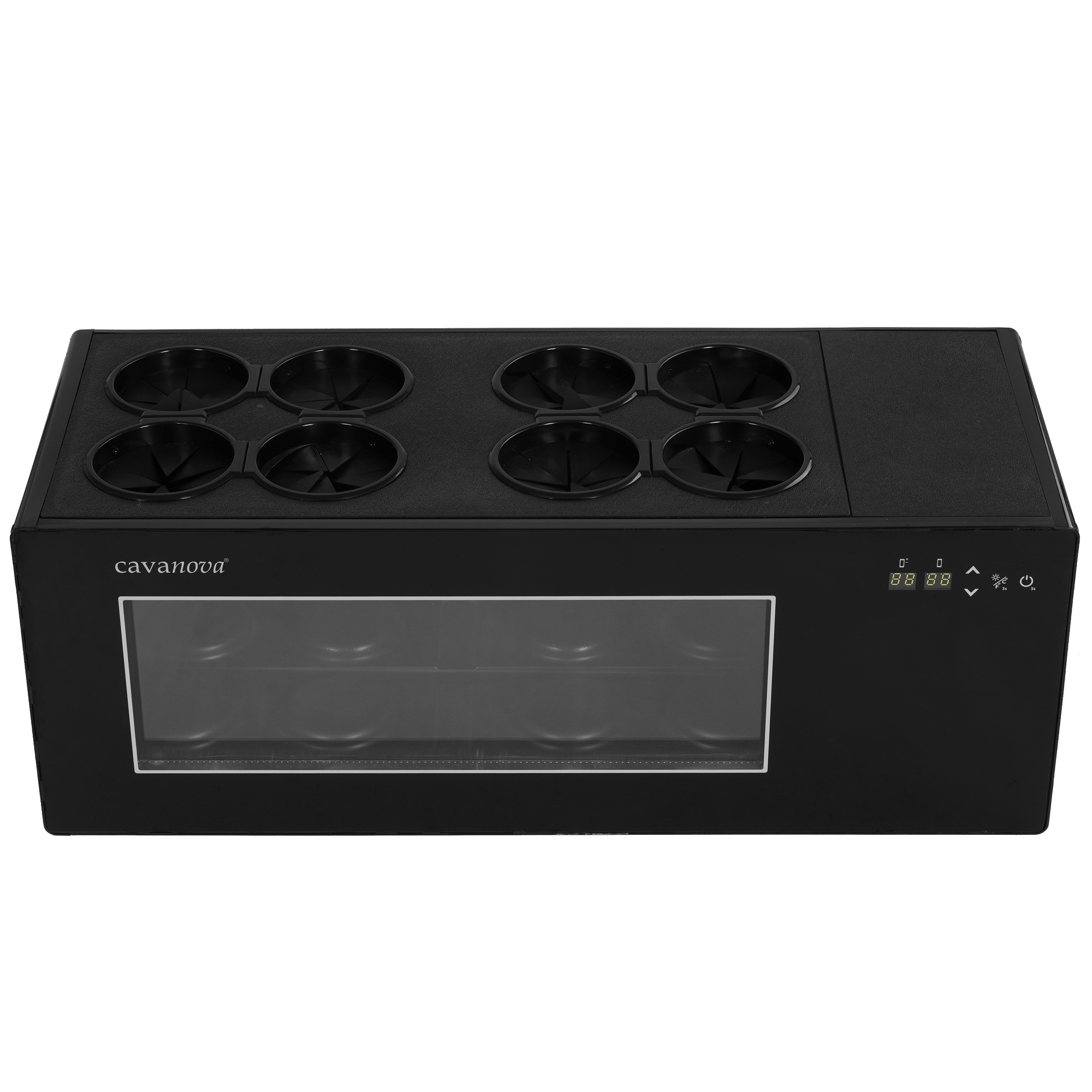 8192696 Винный шкаф Cavanova OW8CS черный STDN-0057544 - Вид №1