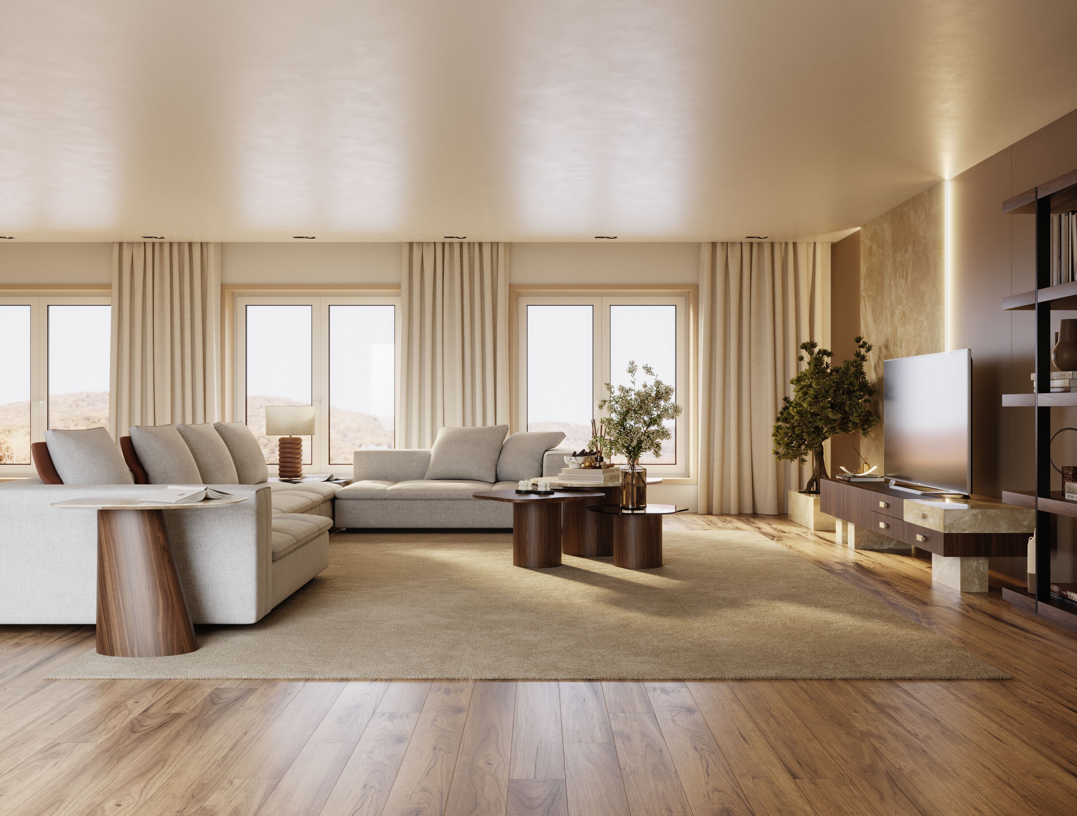 Модульный тканевый диван Stylish Club Margem ARCH-00141800 - Вид №4