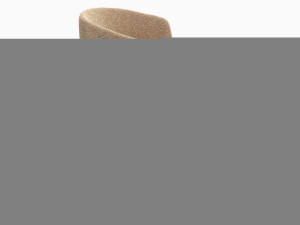 Мягкий поворотный стул на тканевом насесте