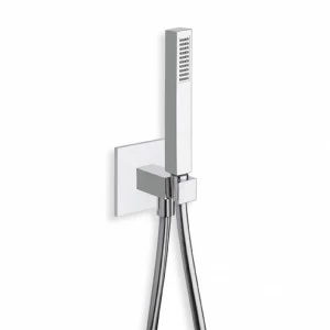 CRIPD665 Держатель для ручного душа с розеткой, ручной душ из АБС-пластика и гибкий шланг LONG LIFE Cristina Rubinetterie