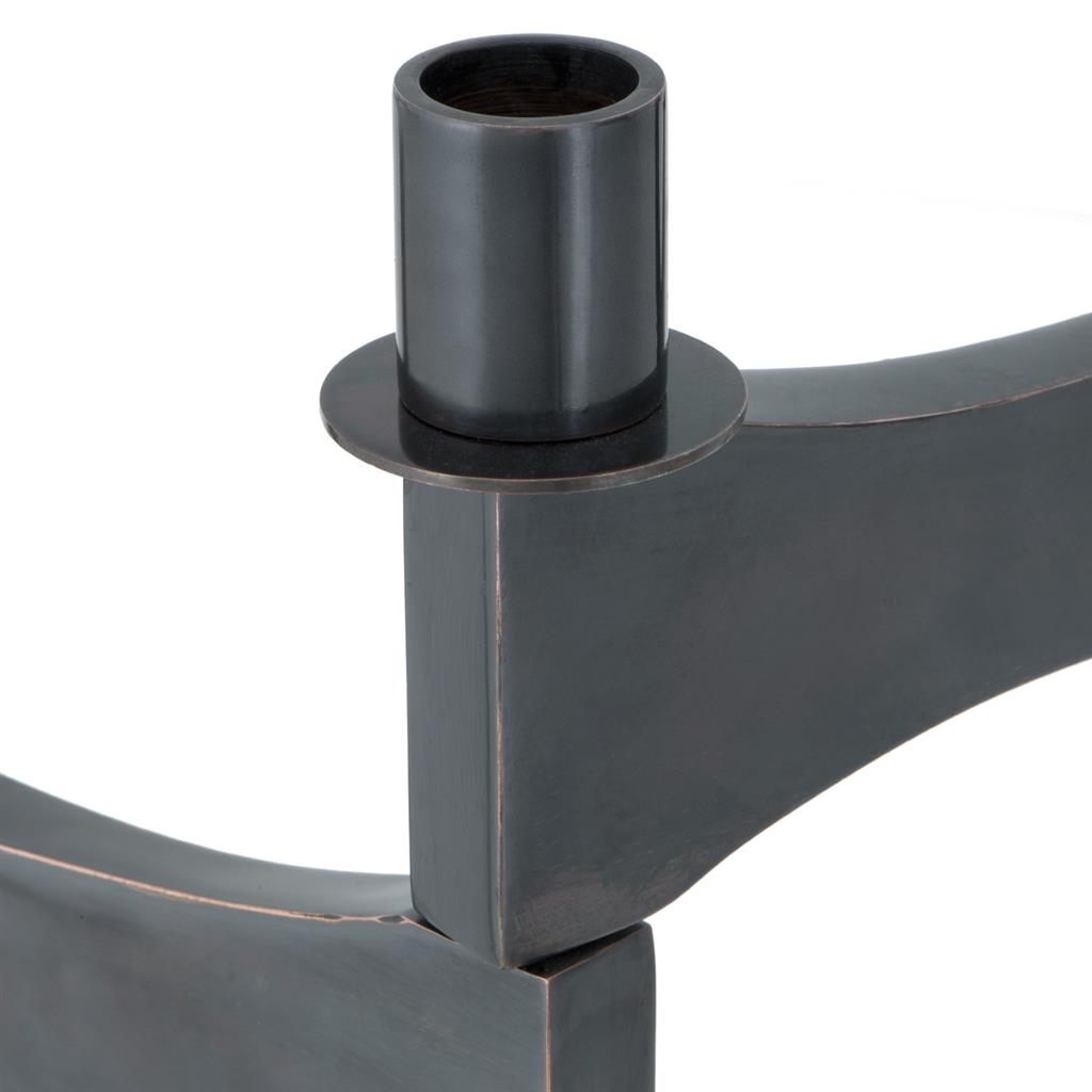 Подсвечник металлический черный Thalasso EICHHOLTZ  00-3879467 Черный  - Вид №2