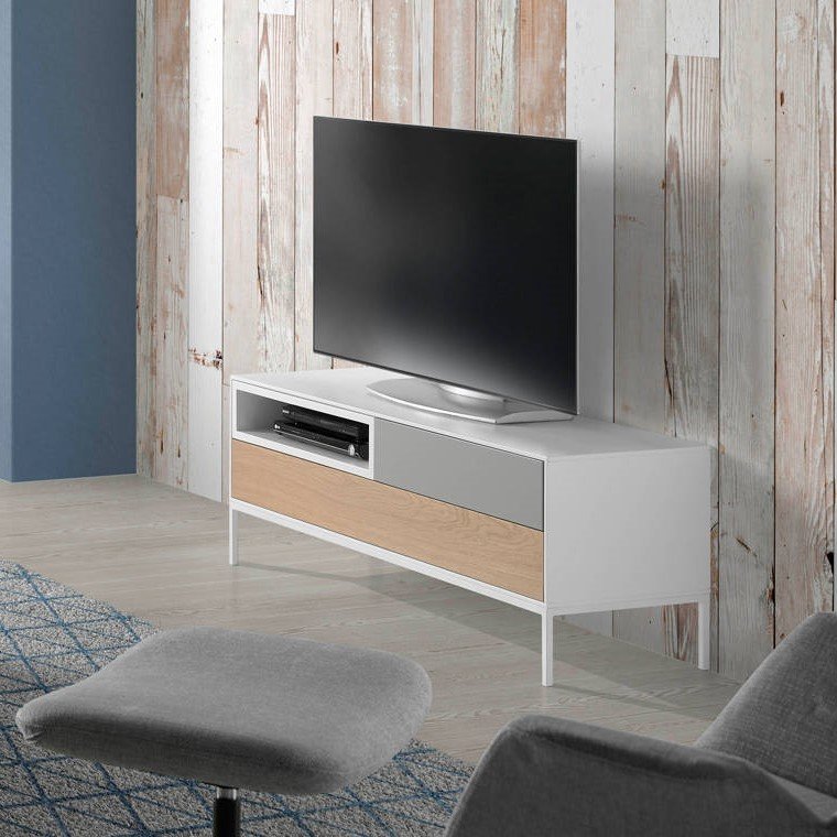 Тумба под телевизор серая GOB-5487 от Angel Cerda ANGEL CERDA  241855 Серый  - Вид №4