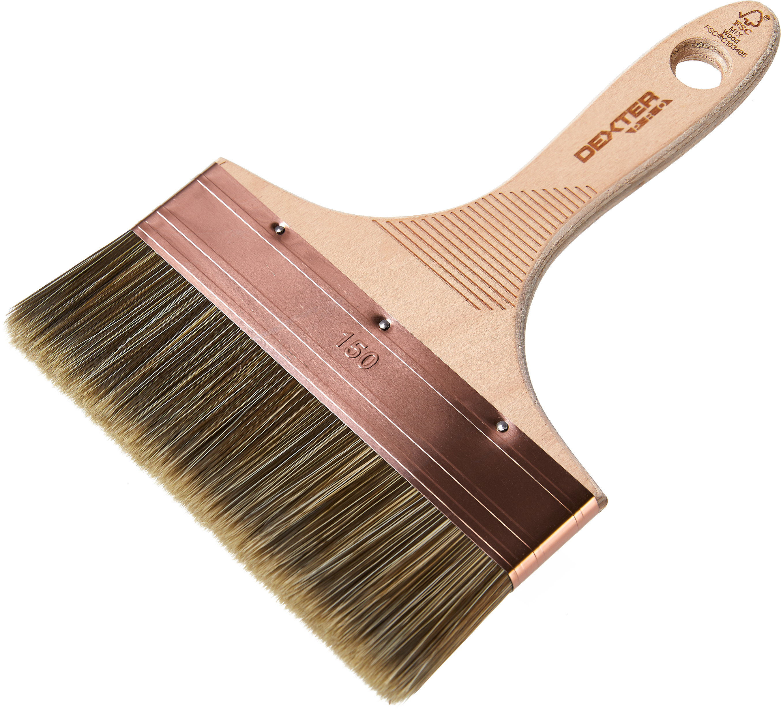 Кисть Dexter PRO 150 мм для профессионального нанесения лаков и масел 82798211 STLM-0036035