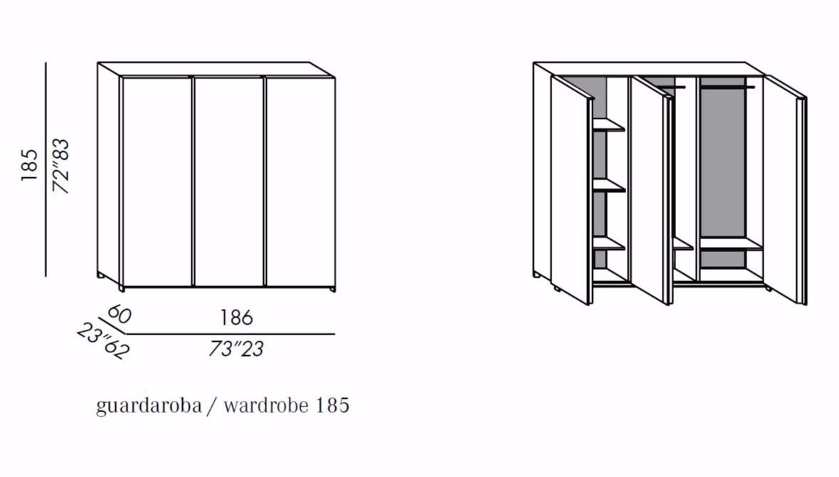Meridiani Модульный лакированный деревянный шкаф Bolk sun-id-1354120 - Вид №2