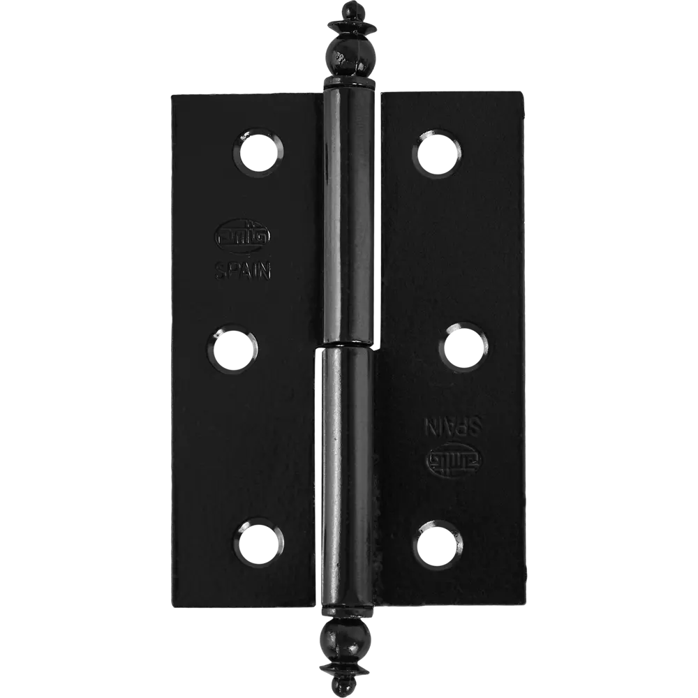 Петля мебельная карточная съёмная левая Amig 541 60x40 мм сталь цвет чёрный STLM-2063842 - Вид №1