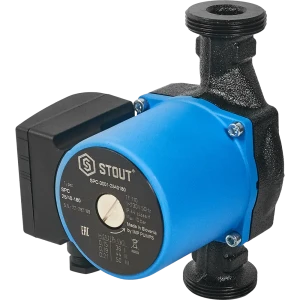 Циркуляционный насос Stout 25/4 180 мм с гайками 1 1/2"