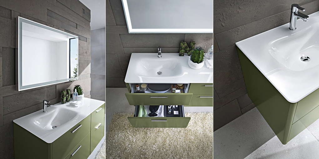 Комплект мебели для ванной комнаты Play 2012 126-127 Cerasa Play PLAY2012126127 - Вид №1