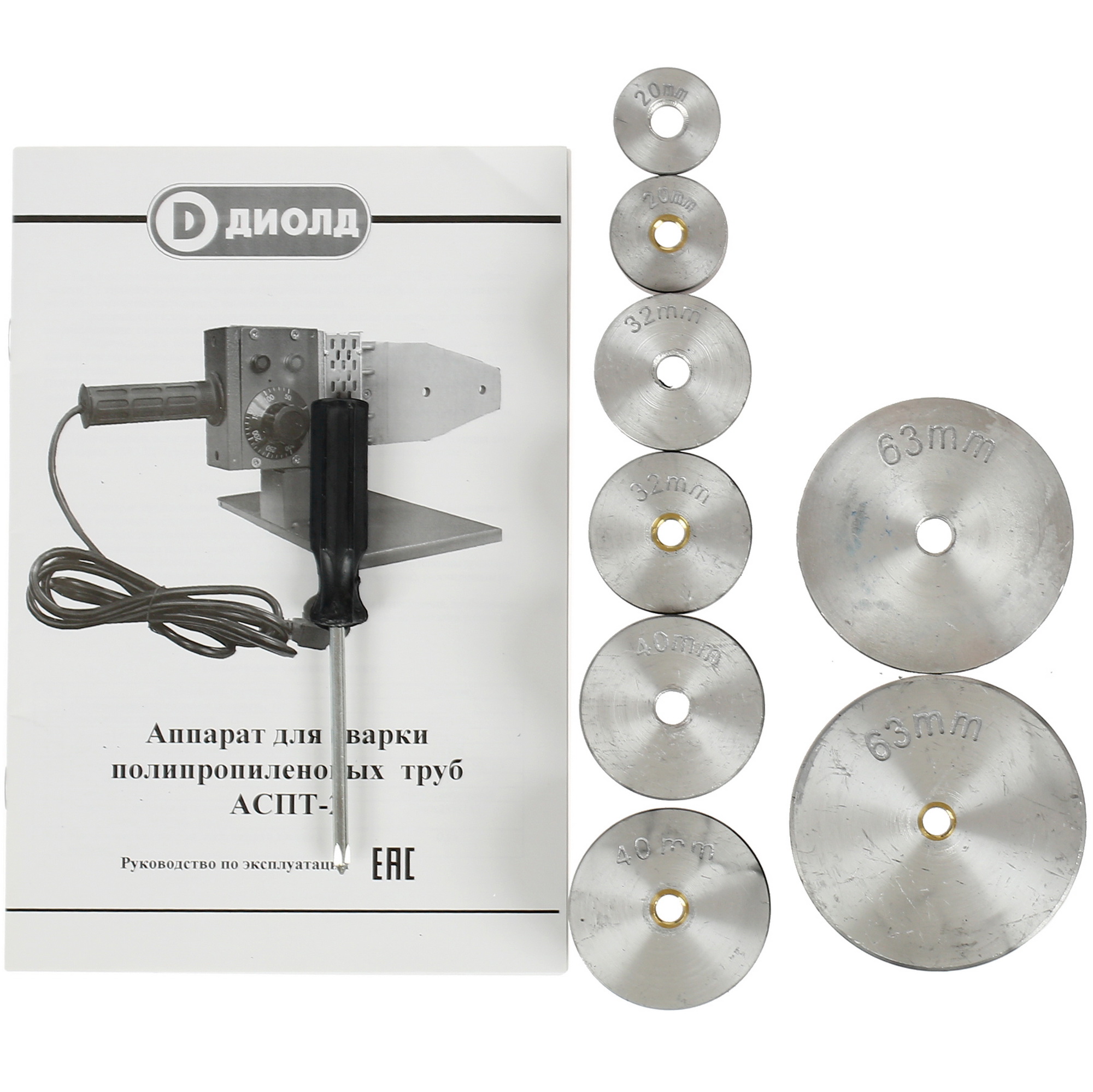 Сварочный аппарат для полипропиленовых труб Диолд АСПТ-2 8106162 STDN-0152134 - Вид №6