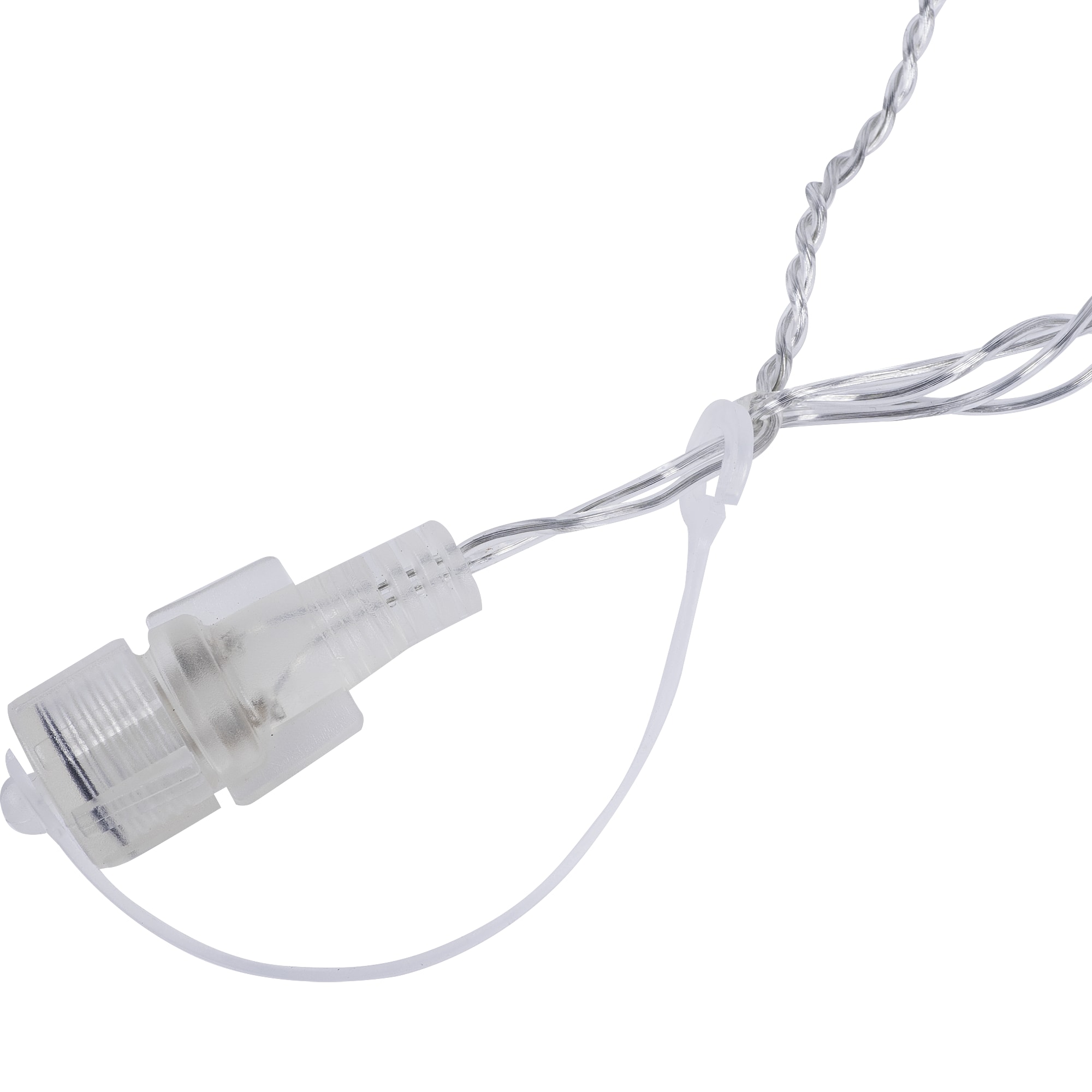 82061436 Электрогирлянда наружная «Занавес» 20 м 96 LED холодный белый Santreyd  - Вид №5