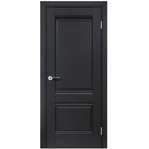 Комплект двери Классико-42 глухая 60x200 см Hardflex черный с добором 200 мм