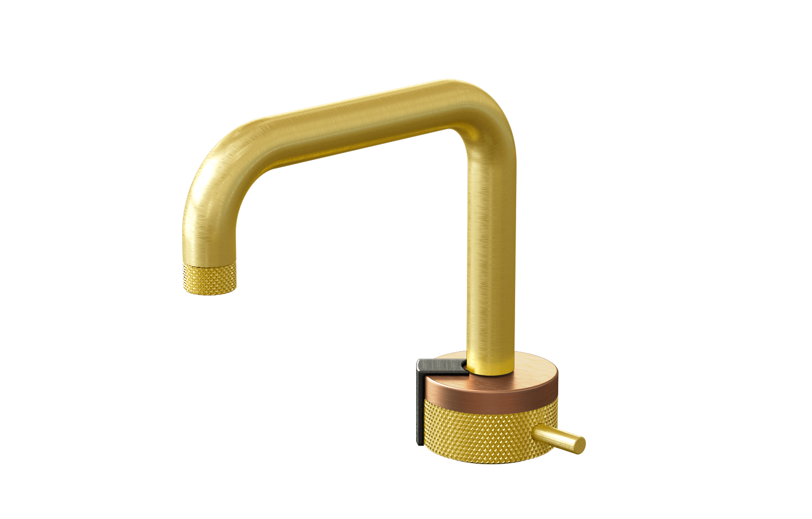 E-11500-R1BRG-L2BOX-BB Однорычажный прогрессивный смеситель для раковины - излив 15,3см GRAFF MOD+