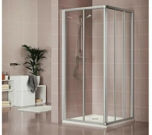 Duka Душевая кабина с раздвижной дверцей Quadra – con profili verticali e orizzontali A-ce3 (b) a-ne3 (b)