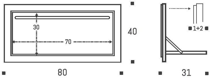 AMBIVALENZ Настенная вешалка из фанеры Fläpps hängrail Fl110003 - Вид №2