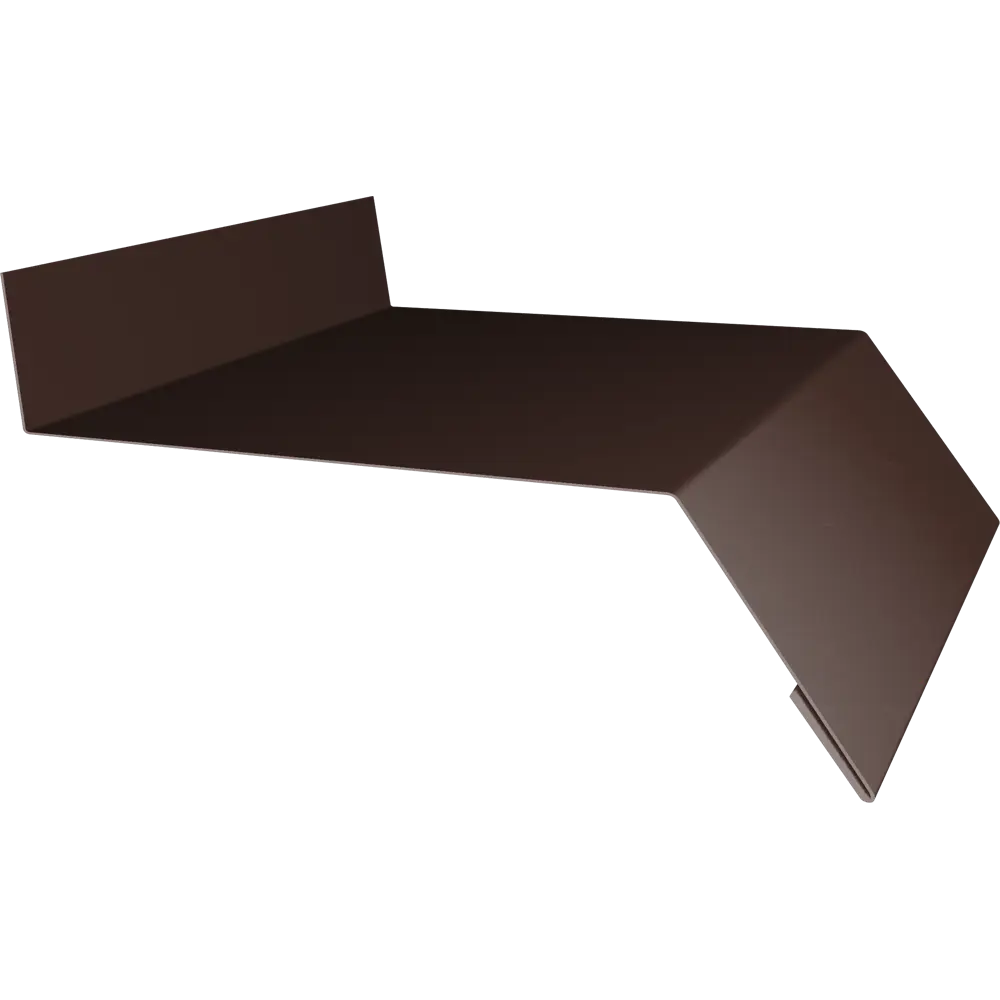 Отлив оцинкованный 150x2000 мм цвет коричневый 88309356 STLM-2119633 Santreyd 