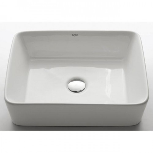 KCV121-KEF14300CH Накладная раковина на столешницу  прямоугольная Krausru  - Вид №7