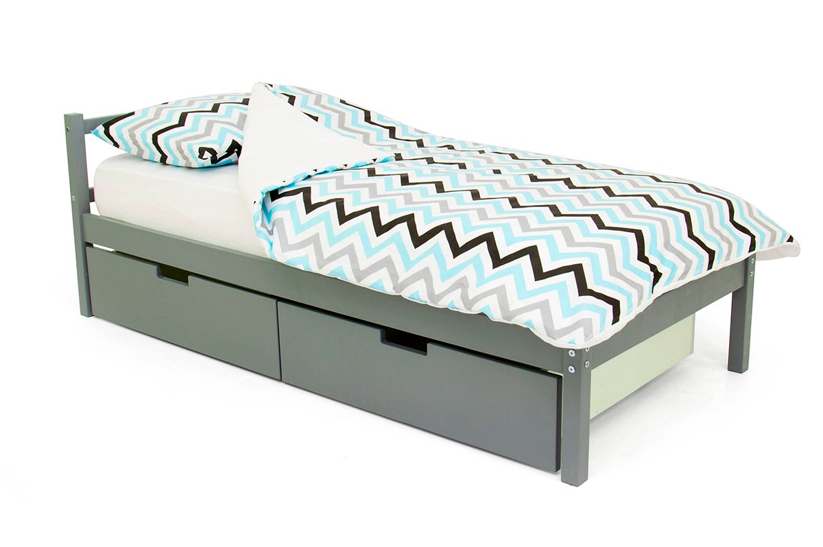 Детская кровать Svogen classic графит БЕЛЬМАРКО  326799 Серый Santreyd  - Вид №2