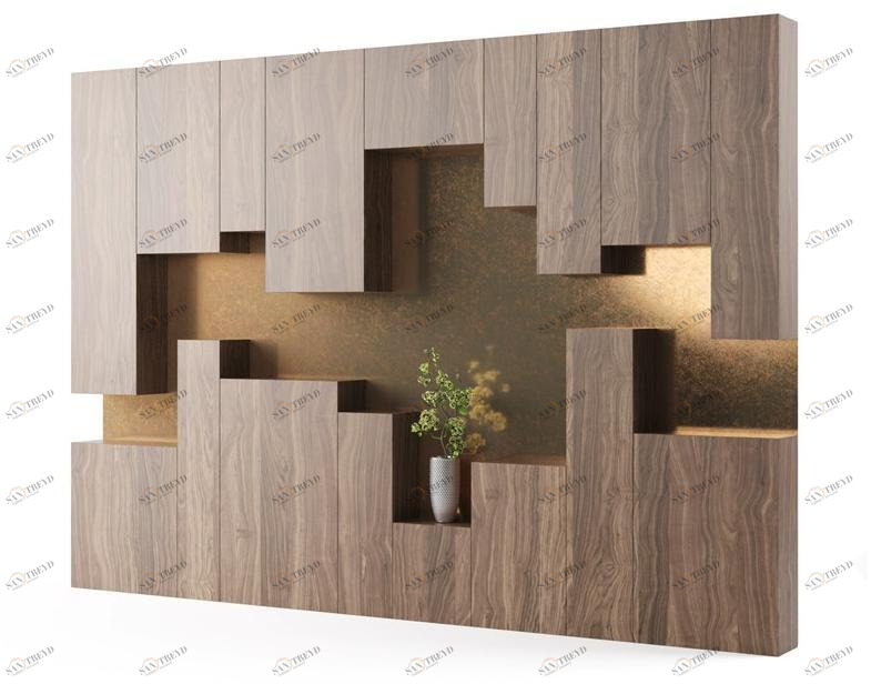 DWFI Стенка для хранения из фанерованной древесины  00002206 