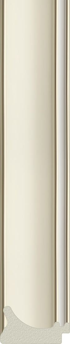 BY 7433 Зеркало в багетной раме - белый с серебром 60 mm EVOFORM Octagon - Вид №3