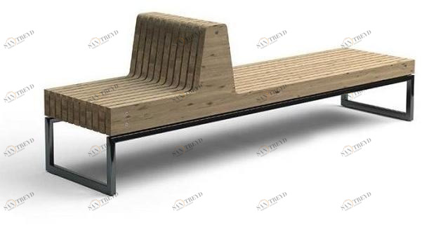 VESTRE Модульная скамья из стали в современном стиле без спинки sun-id-1468277