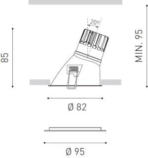 Arkoslight Встраиваемый светодиодный точечный светильник Swap sun-id-1403361 - Вид №54