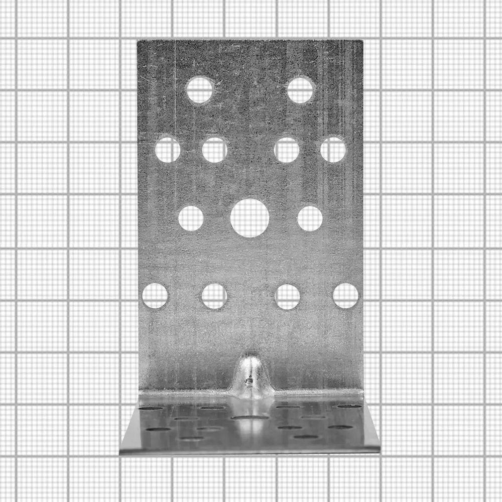 Угол крепежный усиленный 80х80х50х1,5 КРЕПКО-НАКРЕПКО STLM-2189892 - Вид №3