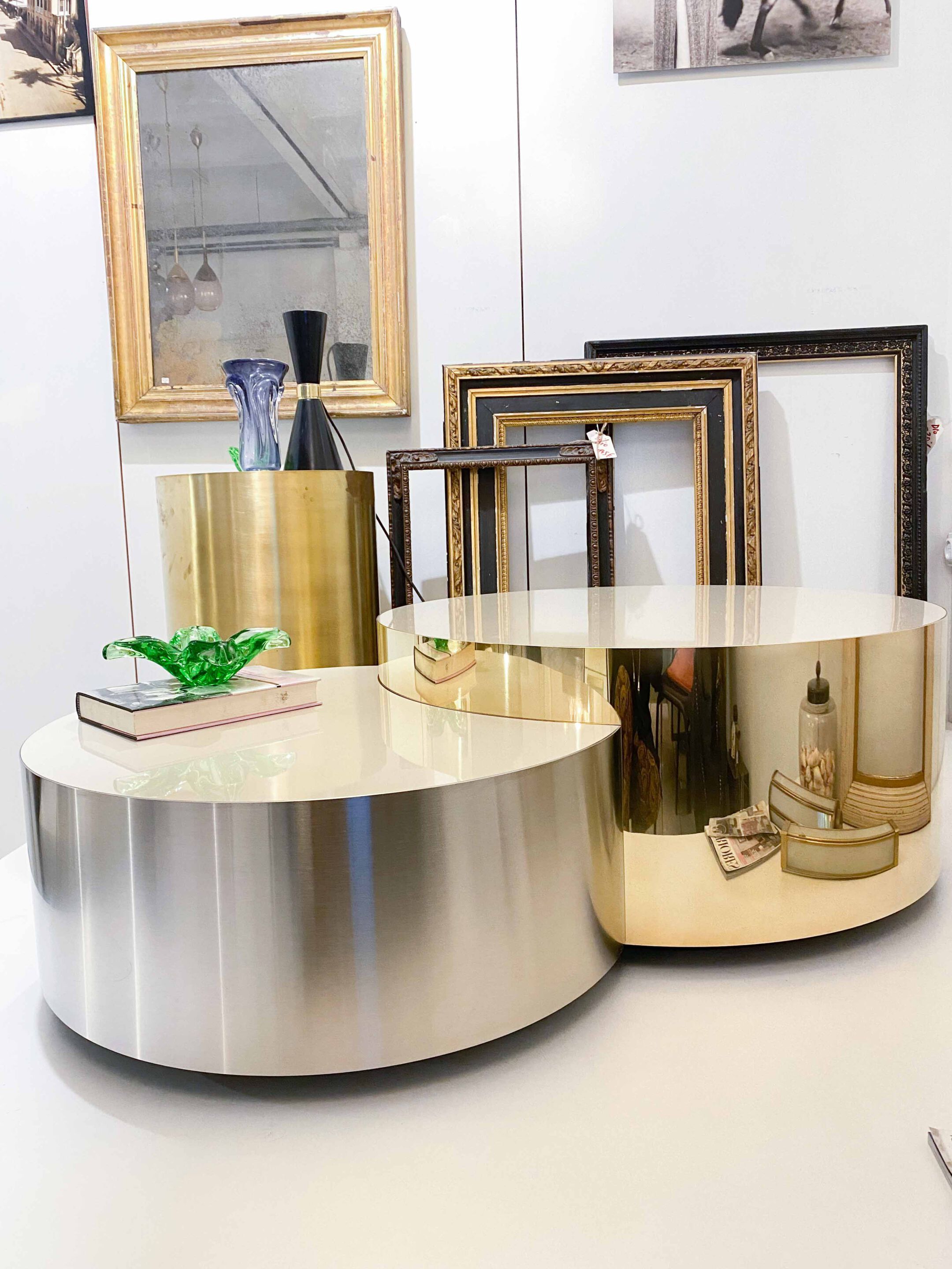 Набор журнальных столиков из ламинированного стекла и металла Jover+Valls Antique Boutique-Luna ARCH-00104161 - Вид №25