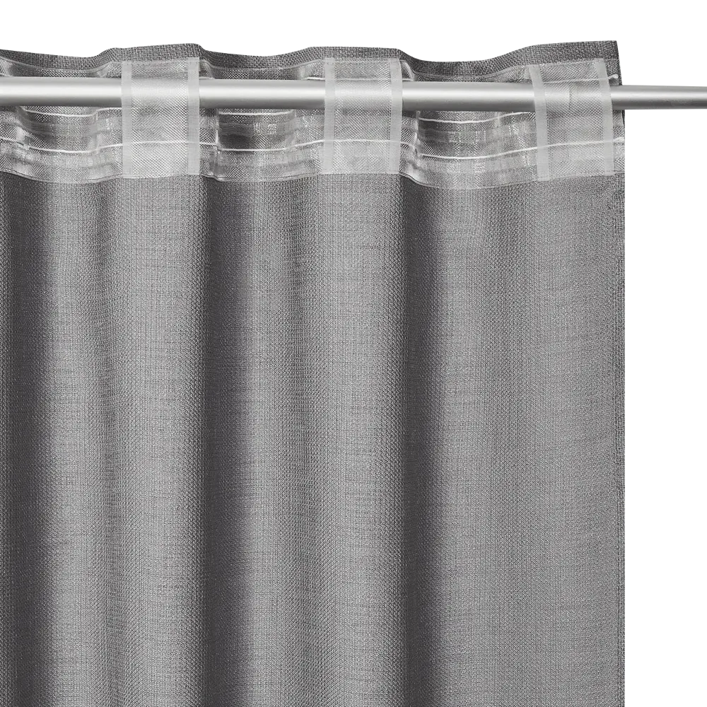 Штора на ленте Inspire Gita 200x280 см цвет серый Granit 3 86239226 STLM-2000064  - Вид №5