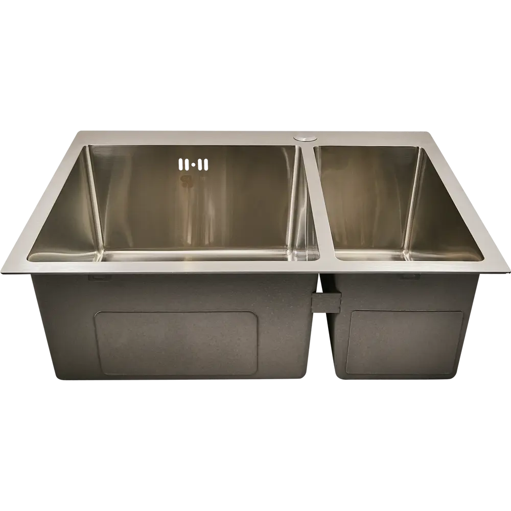 Мойка для кухни врезная Delinia 60x48 см глубина чаши 20 см нержавеющая сталь цвет сатин Мойка врезная STLM-2053543 - Вид №5