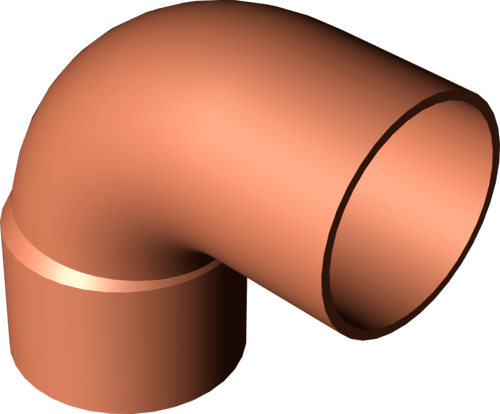 100 414 Модель 95092 Трубопроводные системы  Фитинги для пайки  Oтводы, угольники Santreyd  - Вид №2