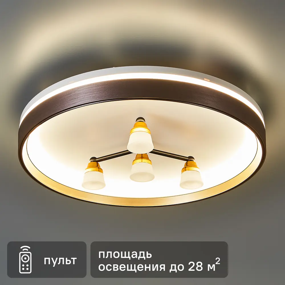 Люстра De City Норден с пультом управления - современное светодиодное освещение 89379449 STLM-1347951