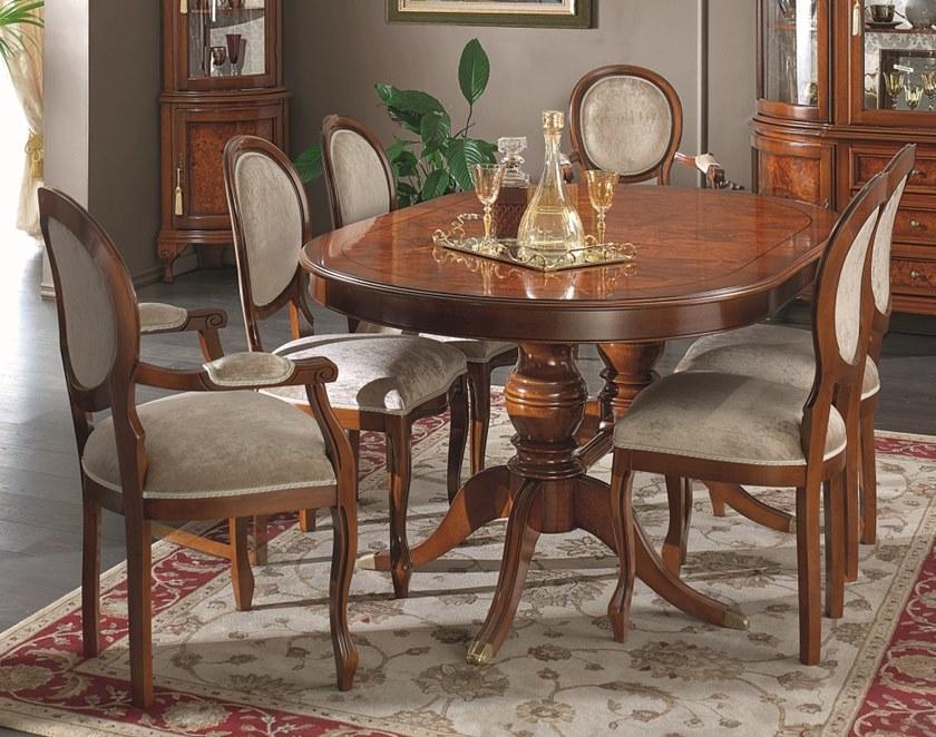 SCAPPINI & C Стул-медальон из дерева с тканевой набивкой 35th anniversary Se 205 - Вид №1