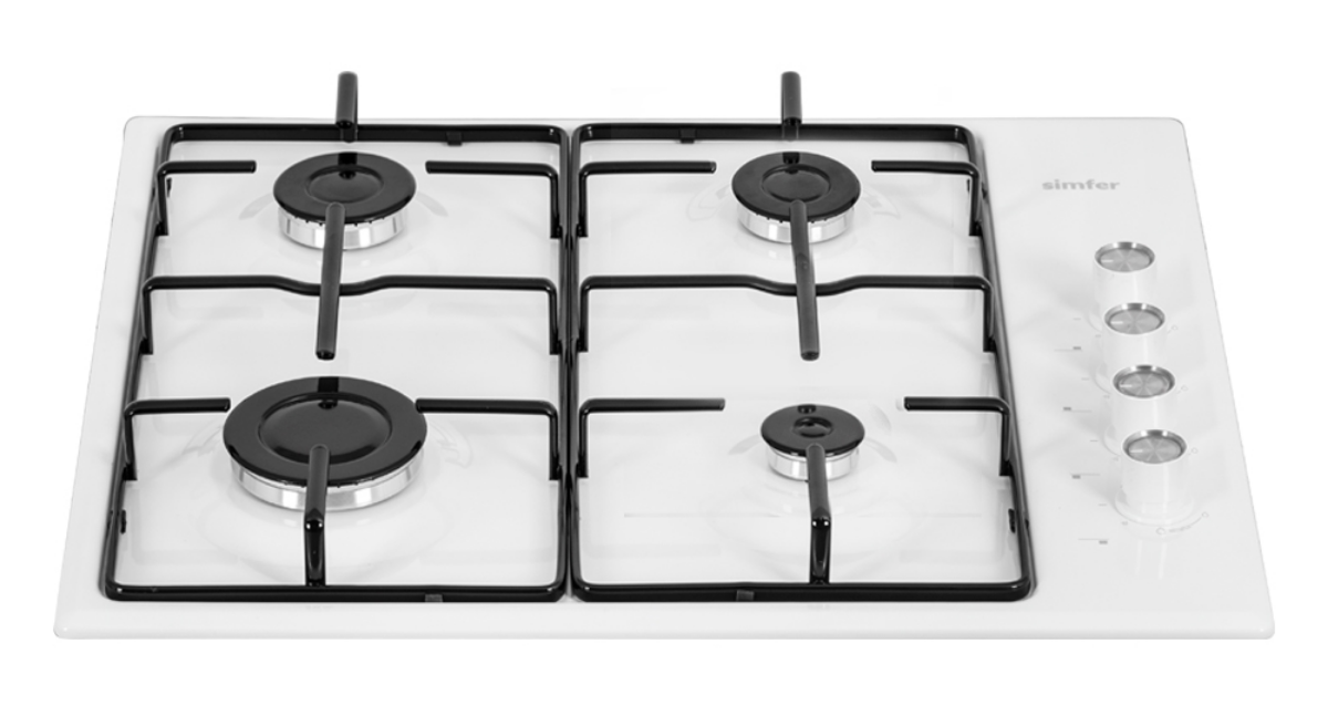 9211441 Газовая варочная поверхность Simfer H60Q40W470 STDN-0044142 - Вид №2